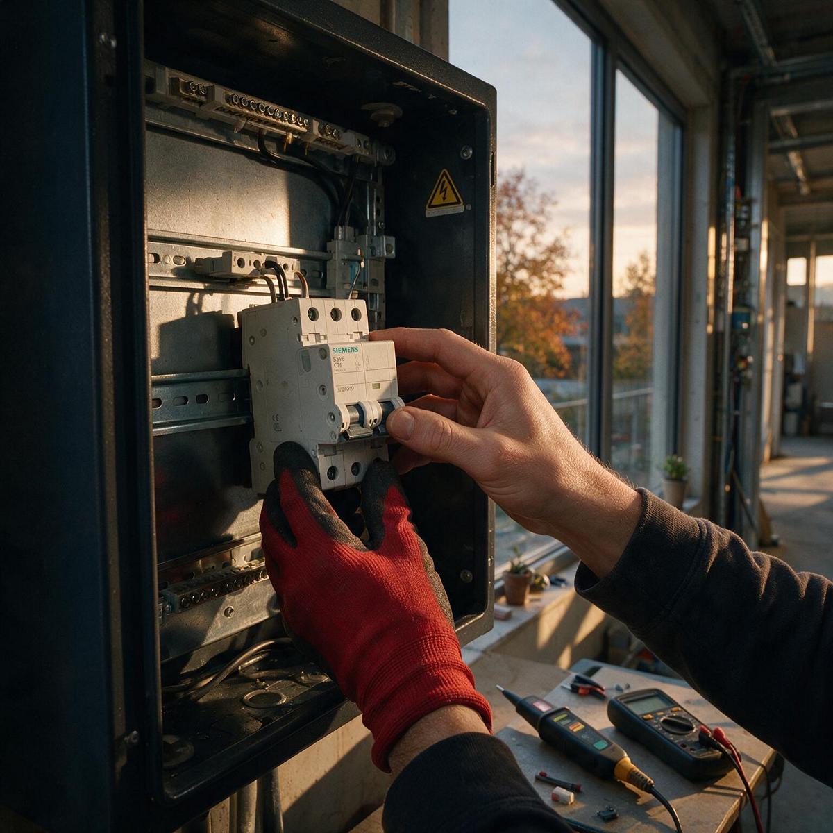 Instandhaltung & Elektrobefund 6 Instandsetzung: Austausch einer defekten Komponente im Verteilerschrank