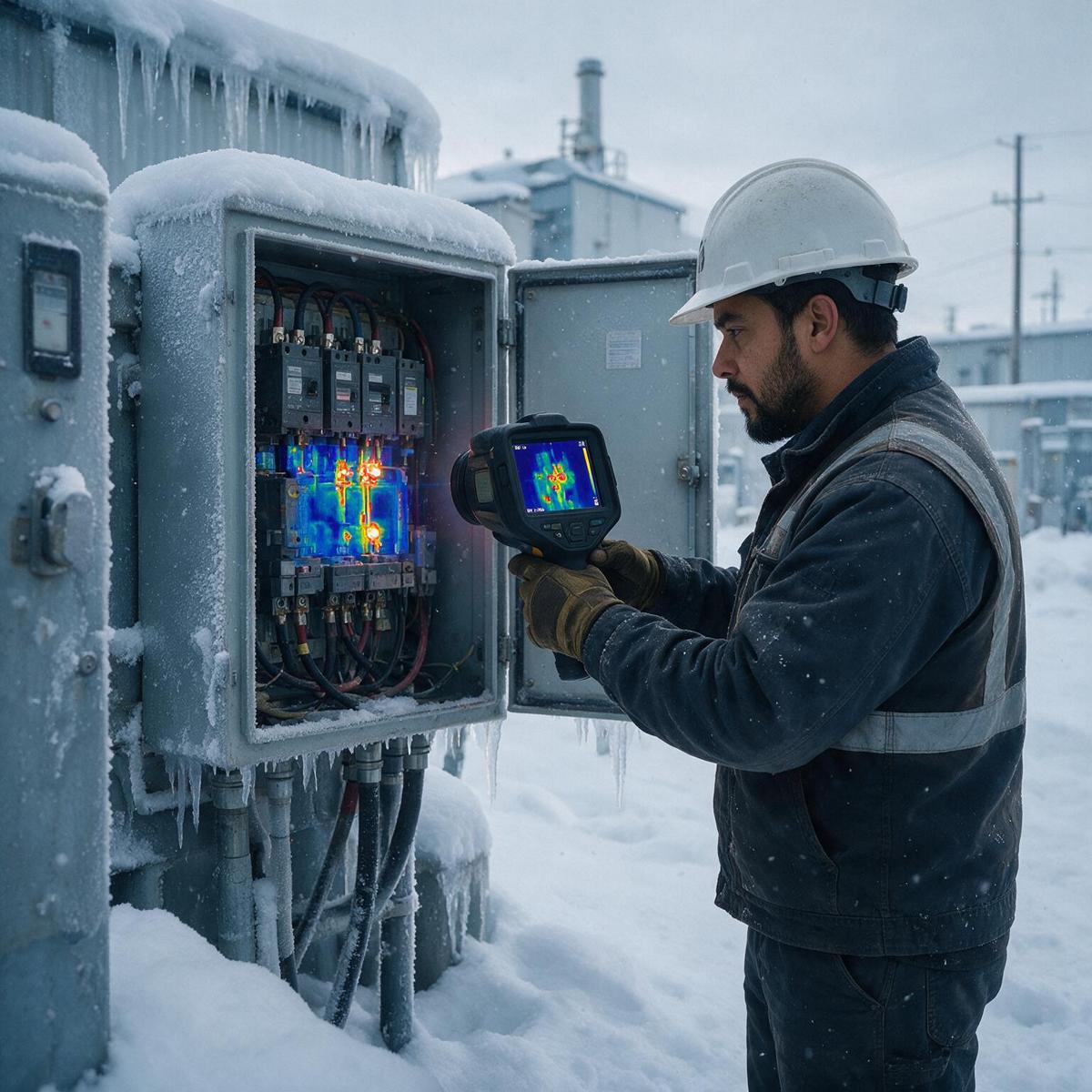 Instandhaltung & Elektrobefund 3 Vorbeugende Wartung: Thermografie-Prüfung eines Schaltschranks zur Früherkennung von Schwachstellen
